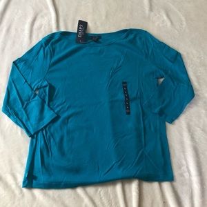 Turquoise Chaps Tee